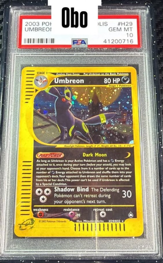 Umbreon PSA GEM MT 10