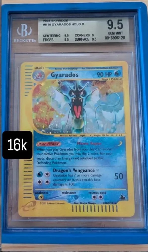 Gyarados Holo R BGS 9.5 GEM MINT