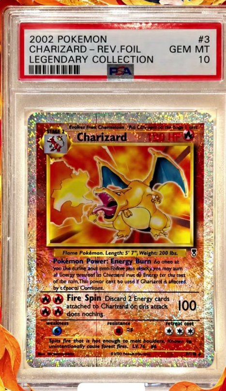 Charizard PSA GEM MT 10
