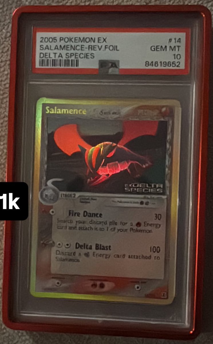 Salamence PSA GEM MT 10