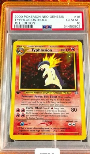 Typhlosion PSA GEM MT 10