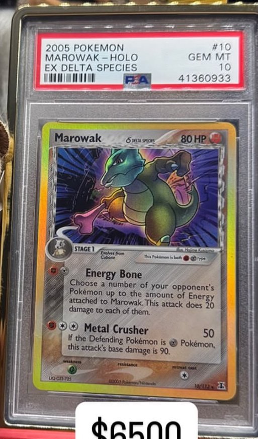 Marowak Δ PSA GEM MT 10