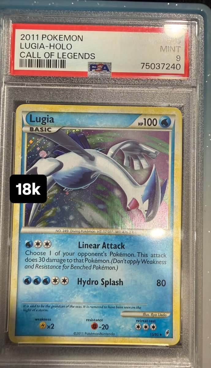 Lugia PSA MINT 9