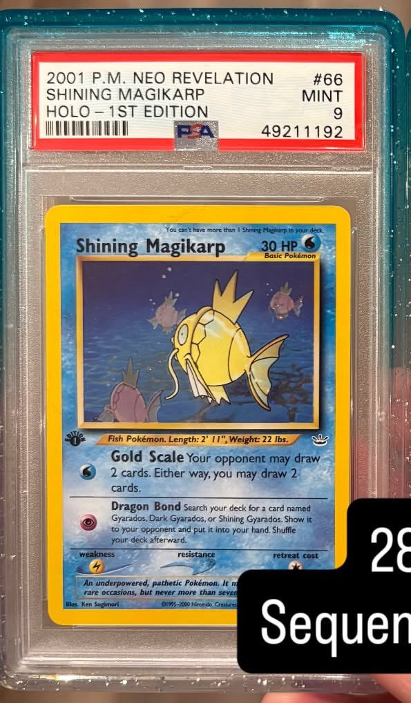Shining Magikarp PSA MINT 9