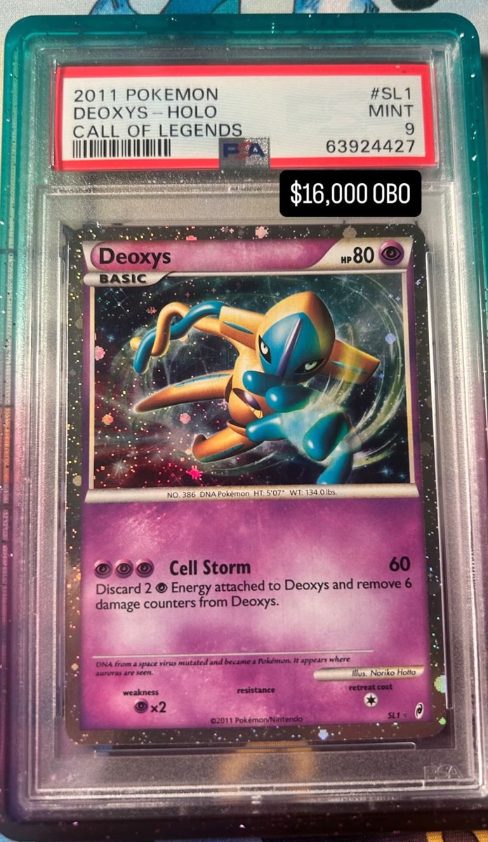 Deoxys PSA MINT 9