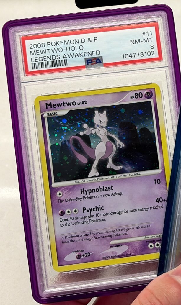 Mewtwo PSA NM-MT 8