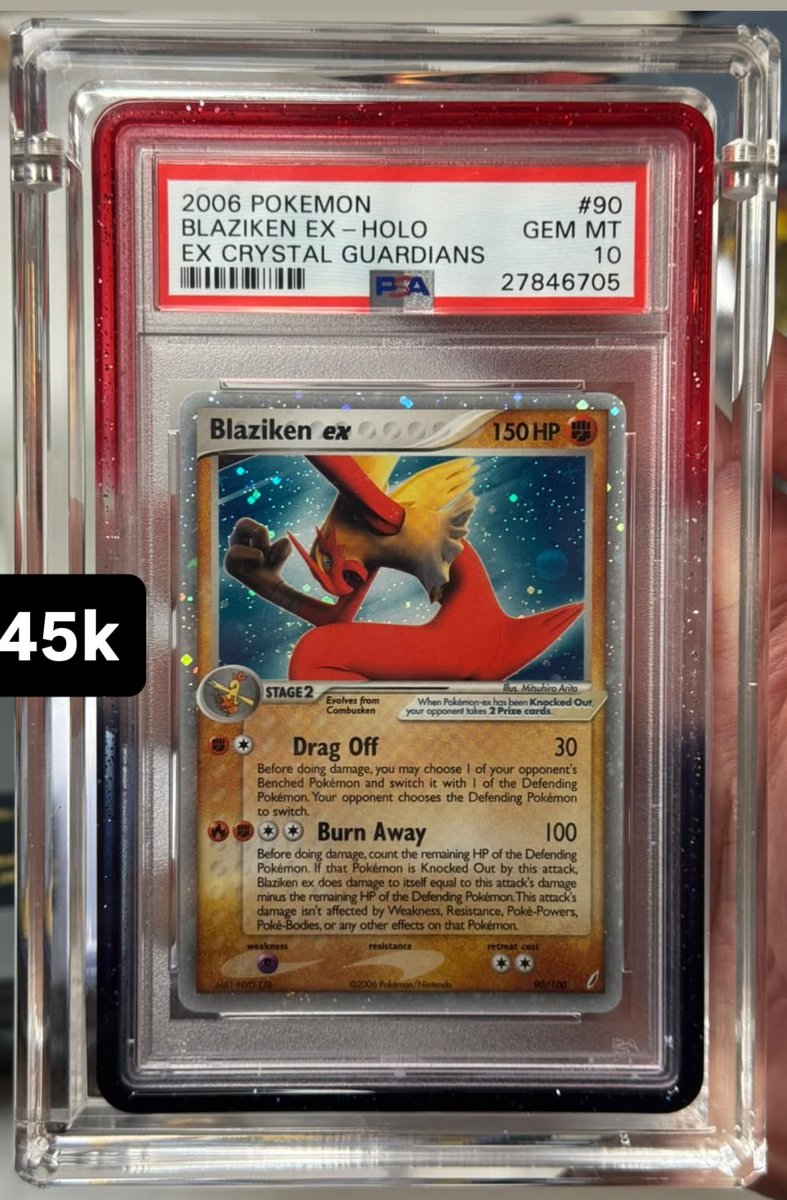 Blaziken EX PSA GEM MT 10