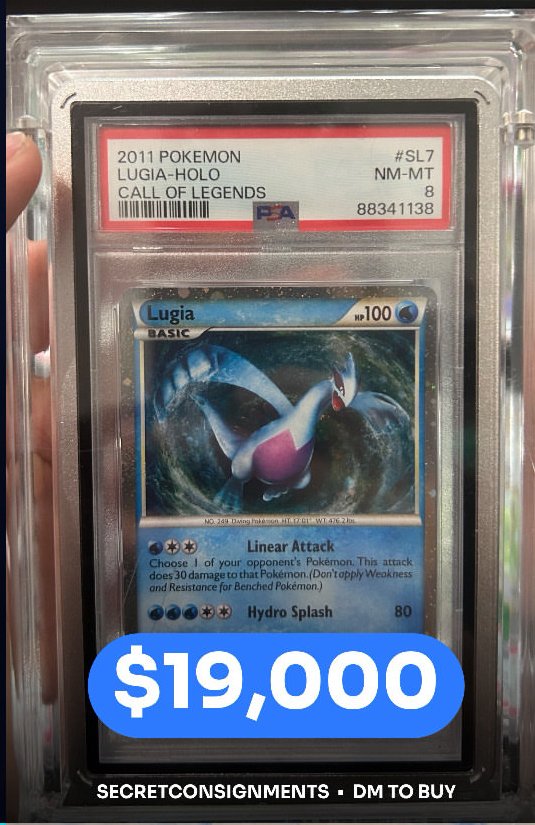 Lugia PSA NM-MT 8
