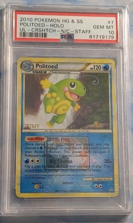 Politoed PSA GEM MT 10