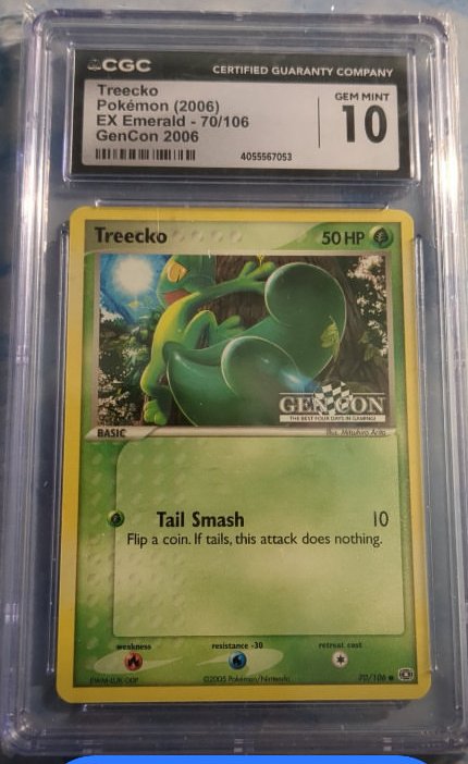 Treecko CGC GEM MINT 10