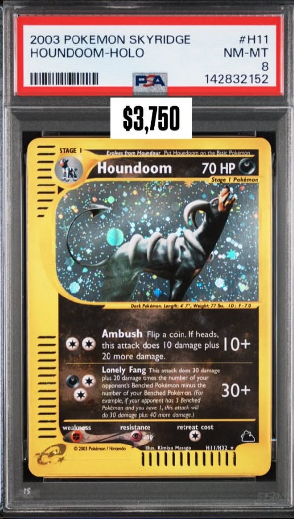Houndoom PSA NM-MT 8