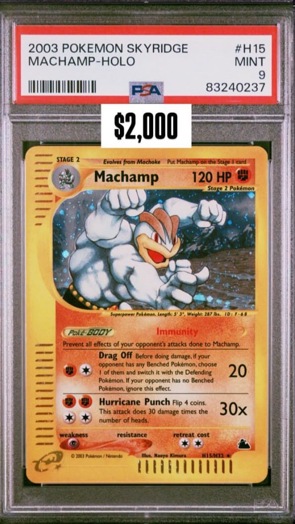 Machamp PSA MINT 9