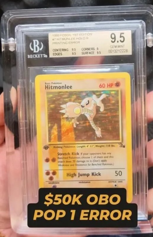 Hitmonlee BGS 9.5 GEM MINT
