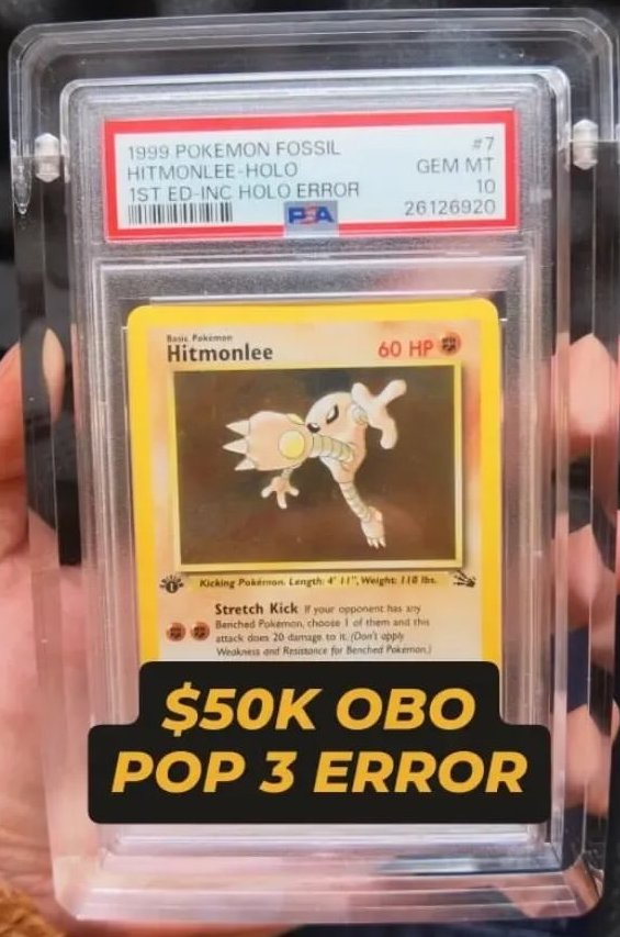 Hitmonlee PSA GEM MT 10