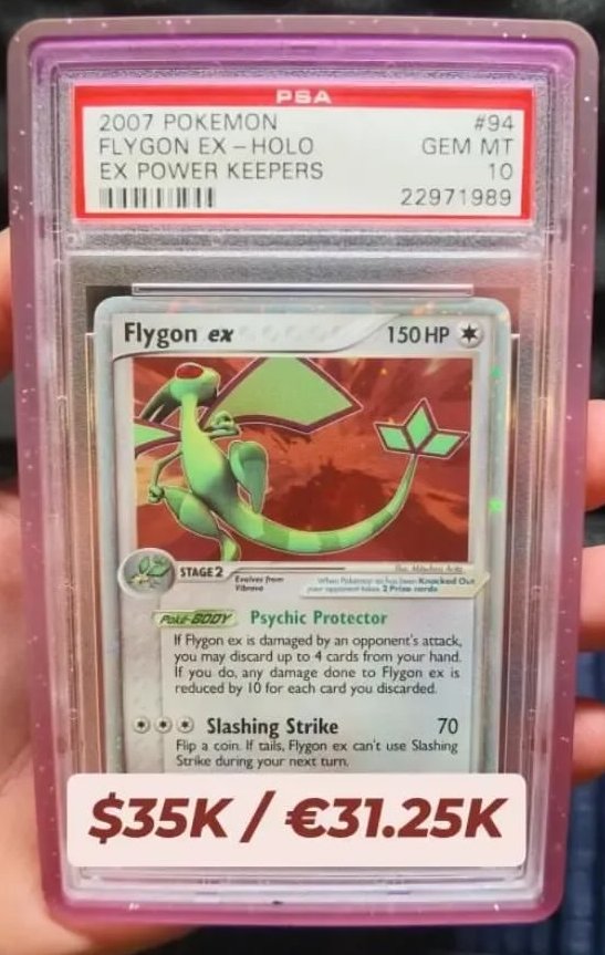 Flygon EX PSA GEM MT 10