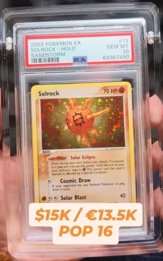 Solrock PSA GEM MT 10
