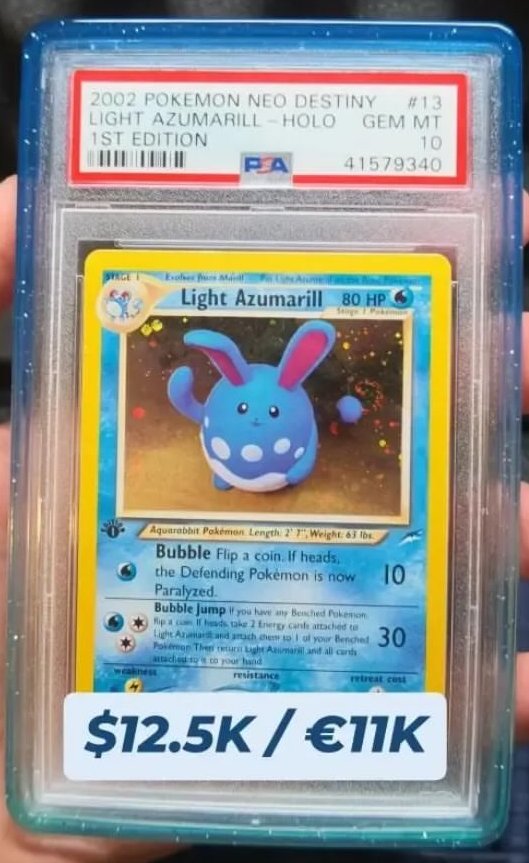Light Azumarill PSA GEM MT 10