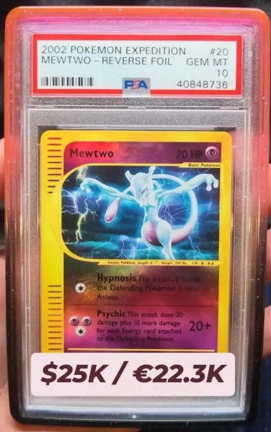 Mewtwo PSA GEM MT 10