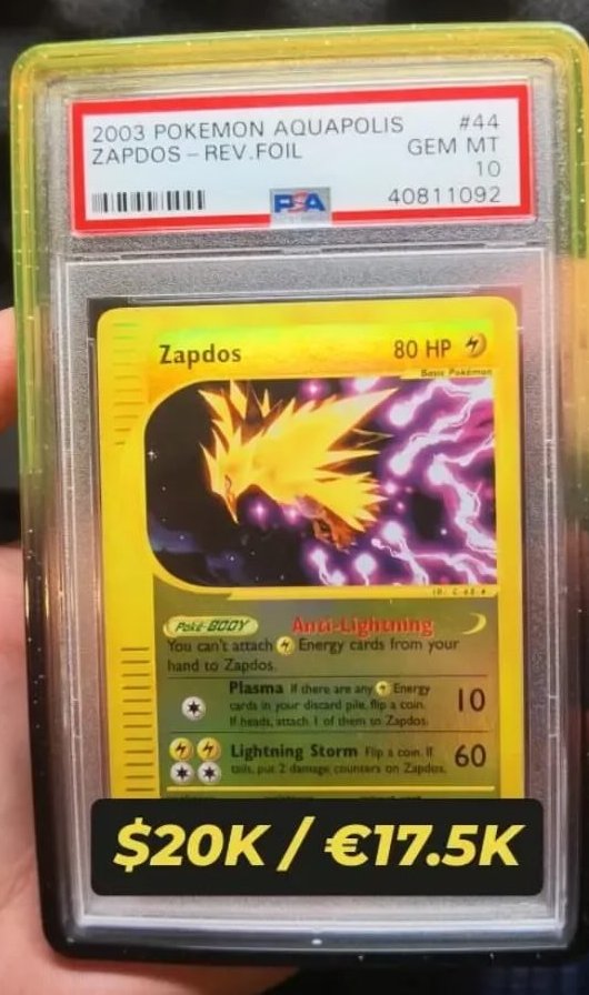 Zapdos PSA GEM MT 10