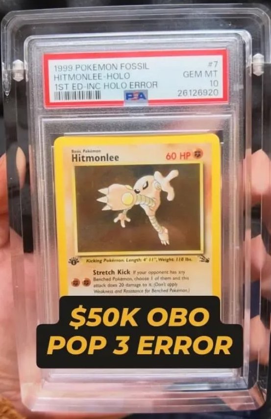 Hitmonlee PSA GEM MT 10