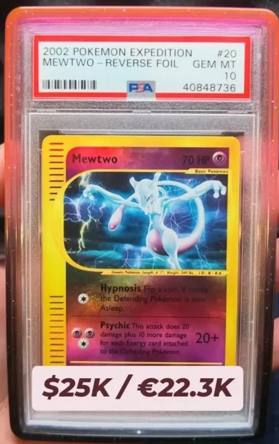 Mewtwo PSA GEM MT 10