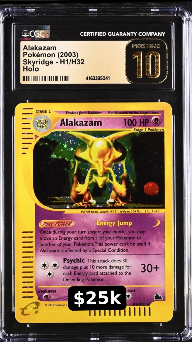 Alakazam CGC PRISTINE 10