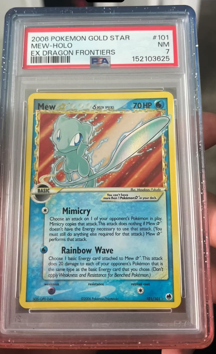 Mew PSA NM 7