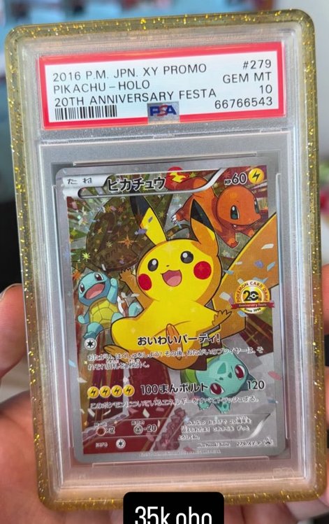 Pikachu PSA GEM MT 10