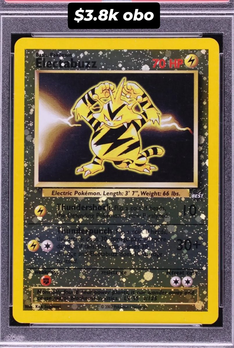 Electabuzz PSA GEM MT 10