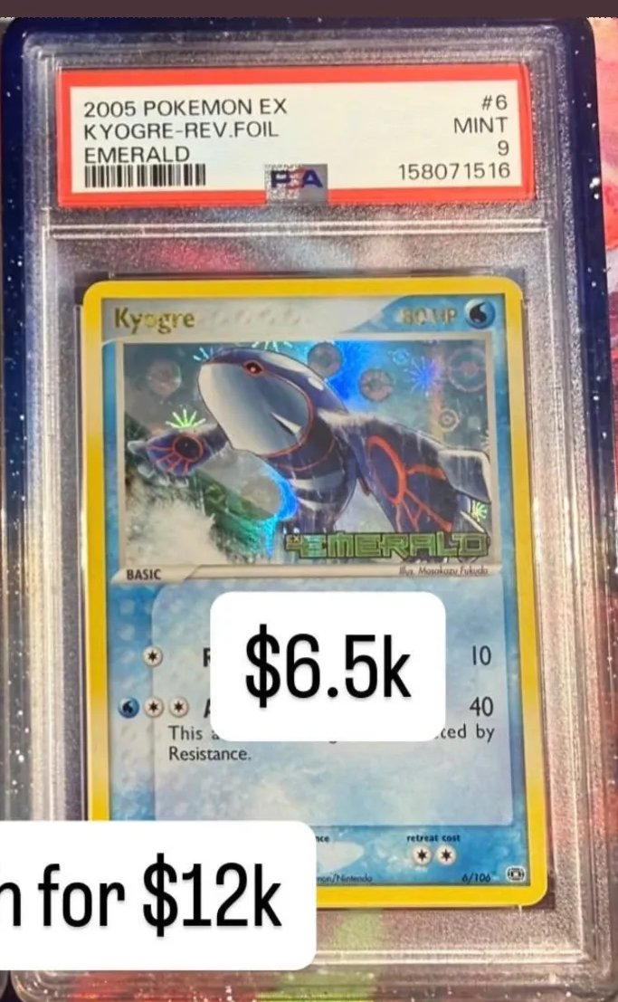 Kyogre PSA MINT 9