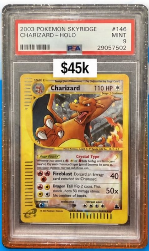 Charizard PSA MINT 9