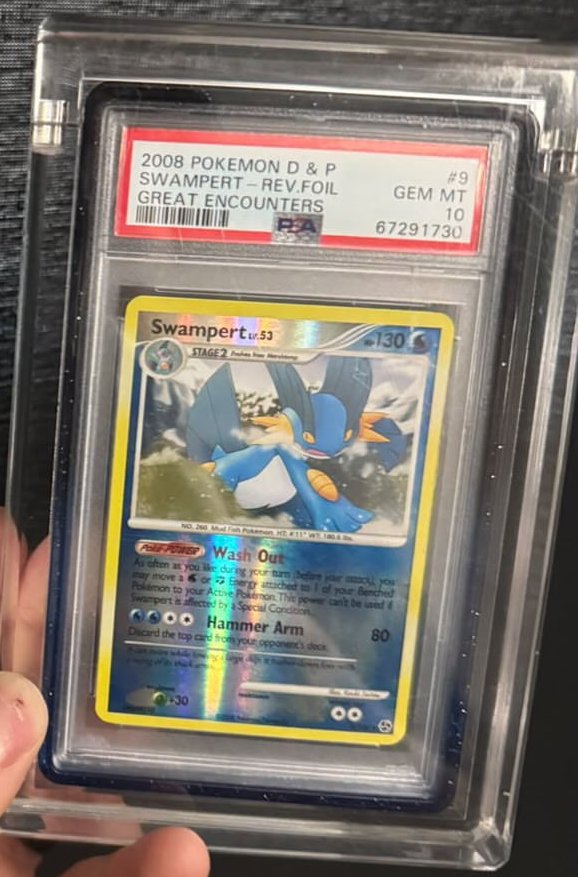 Swampert PSA GEM MT 10