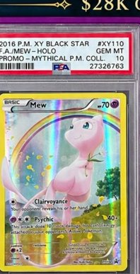 Mew PSA GEM MT 10