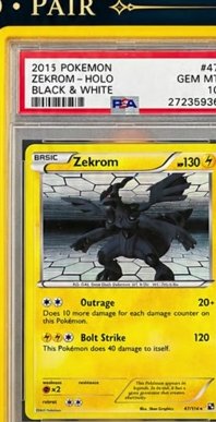 Zekrom PSA GEM MT 10