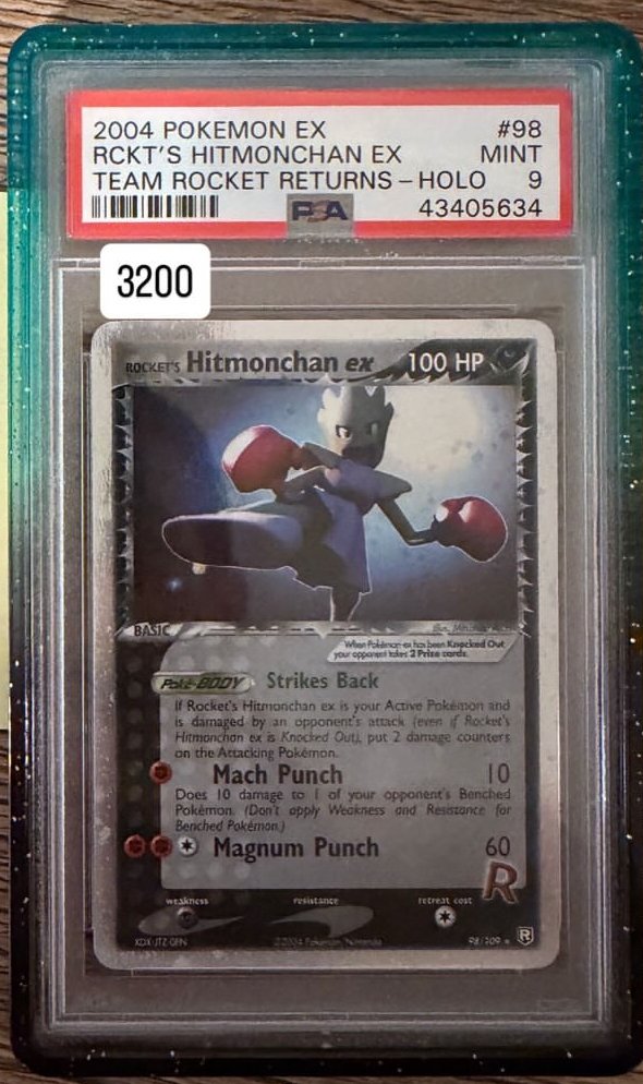 Rocket's Hitmonchan EX PSA MINT 9