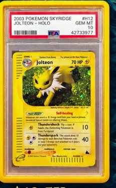 Jolteon PSA GEM MT 10