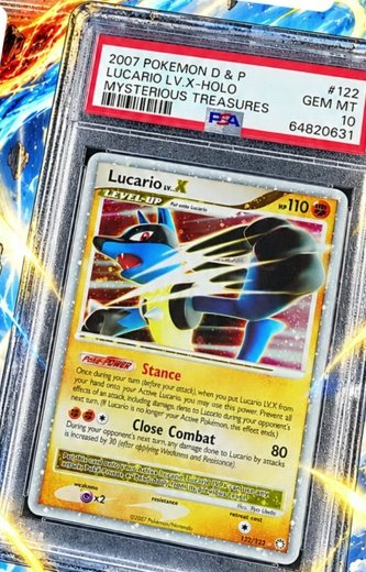 Lucario Lv X PSA GEM MT 10