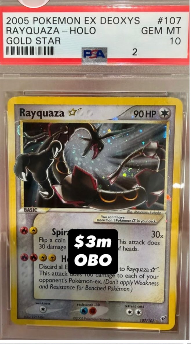 Rayquaza PSA GEM MT 10