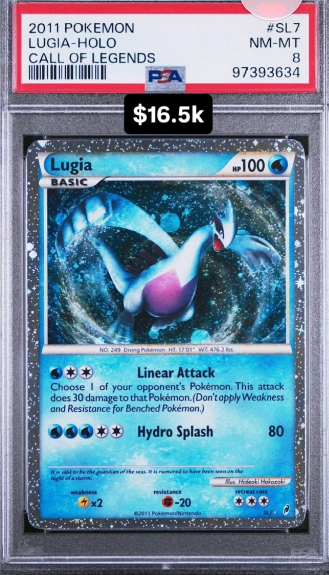 Lugia PSA NM-MT 8