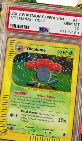 Vileplume PSA GEM MT 10