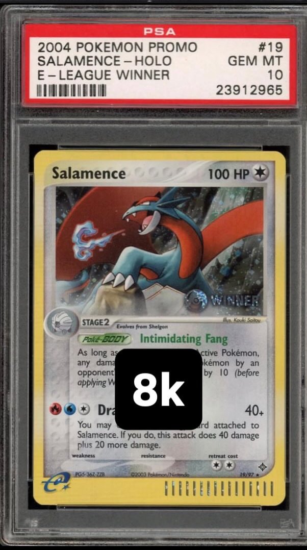 Salamence PSA GEM MT 10