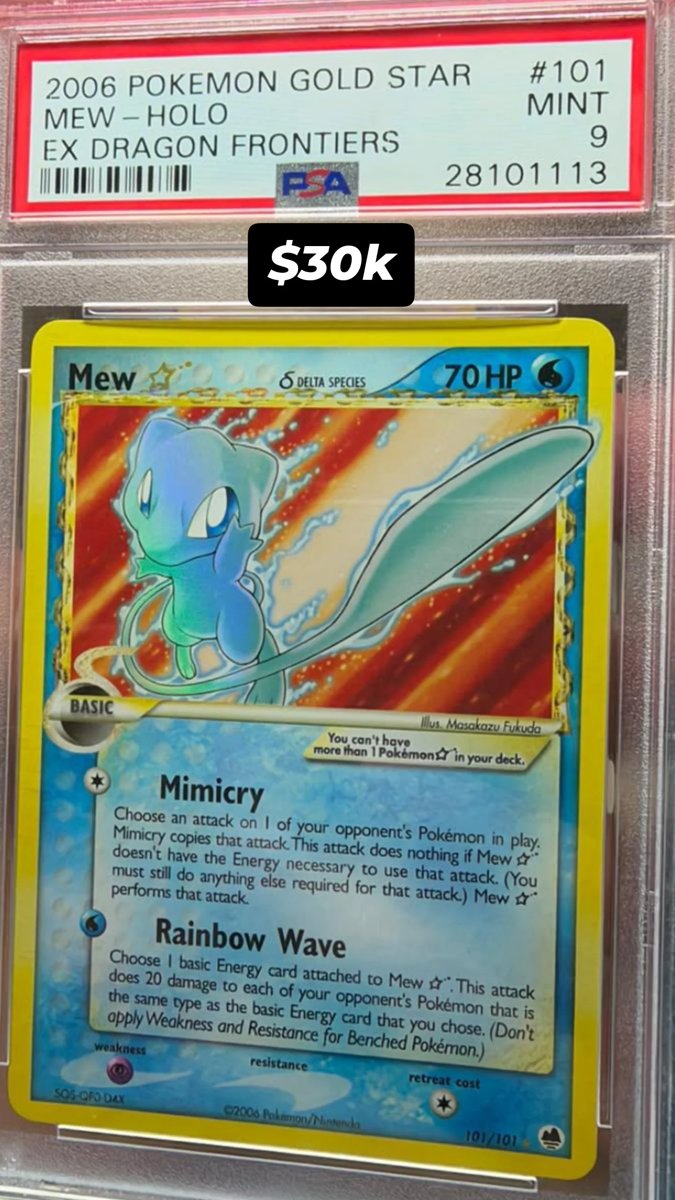 Mew PSA MINT 9