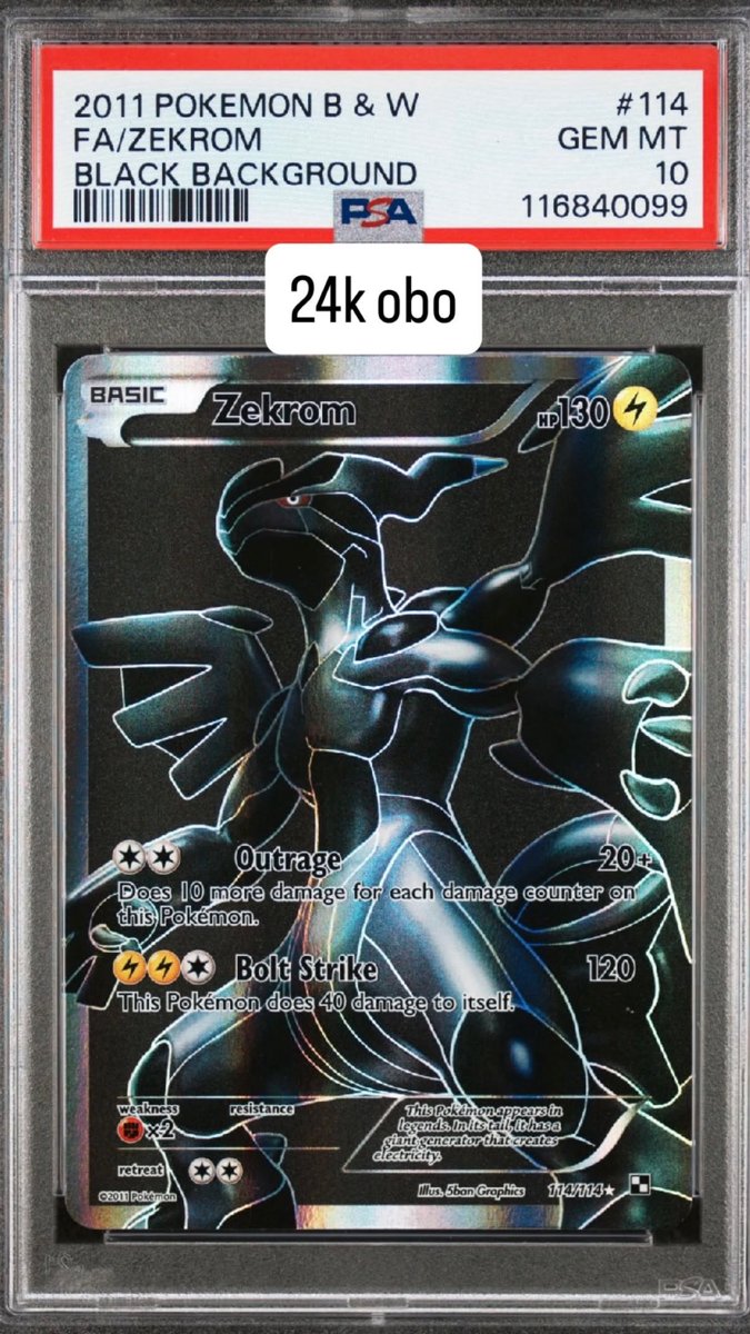 Zekrom PSA GEM MT 10