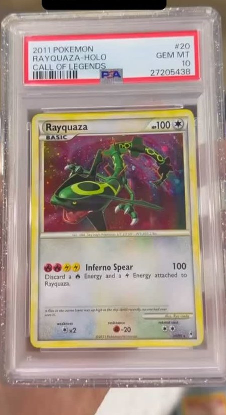 Rayquaza PSA GEM MT 10