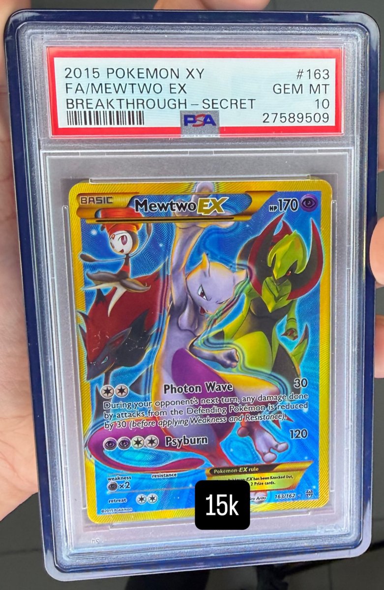 Mewtwo EX PSA GEM MT 10