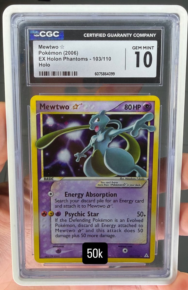 Mewtwo CGC GEM MINT 10