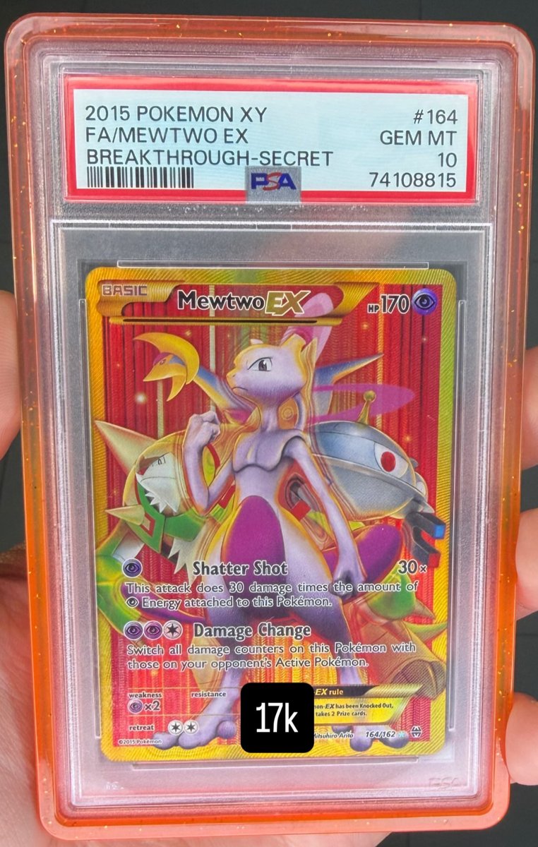 Mewtwo EX PSA GEM MT 10