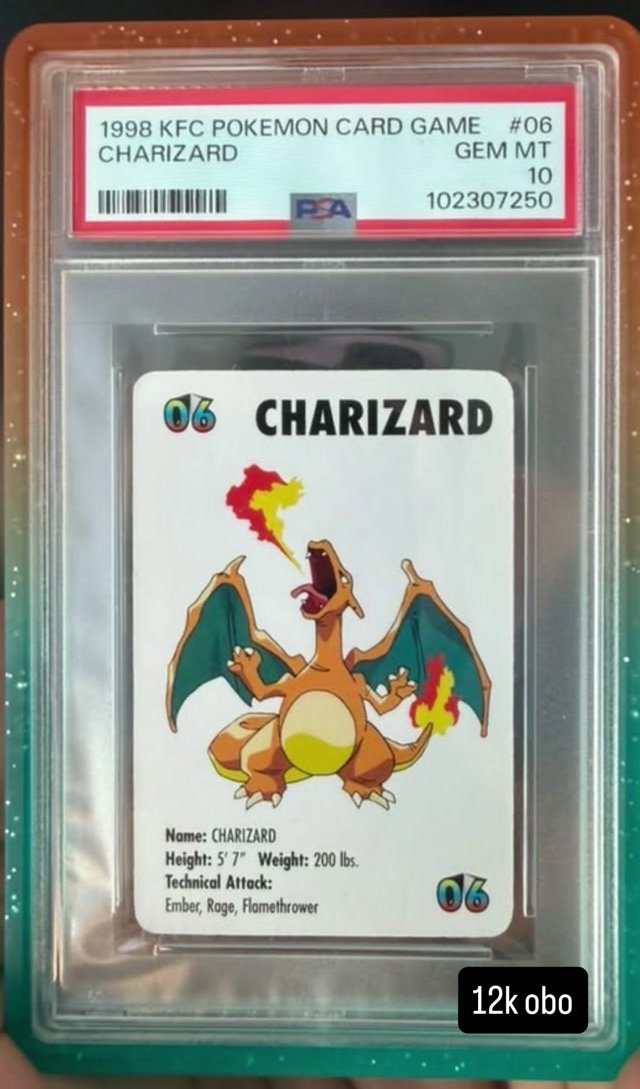 Charizard PSA GEM MT 10