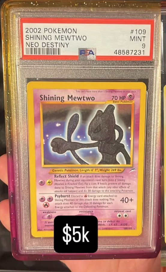 Shining Mewtwo PSA MINT 9