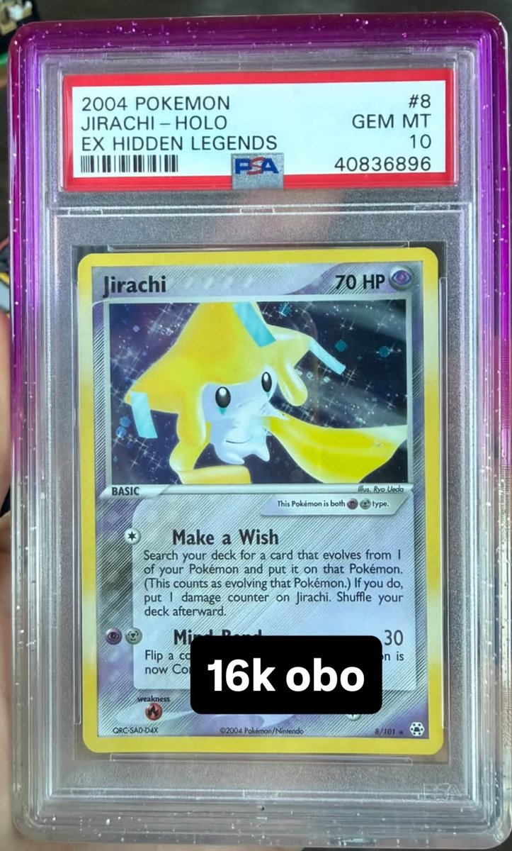 Jirachi PSA GEM MT 10